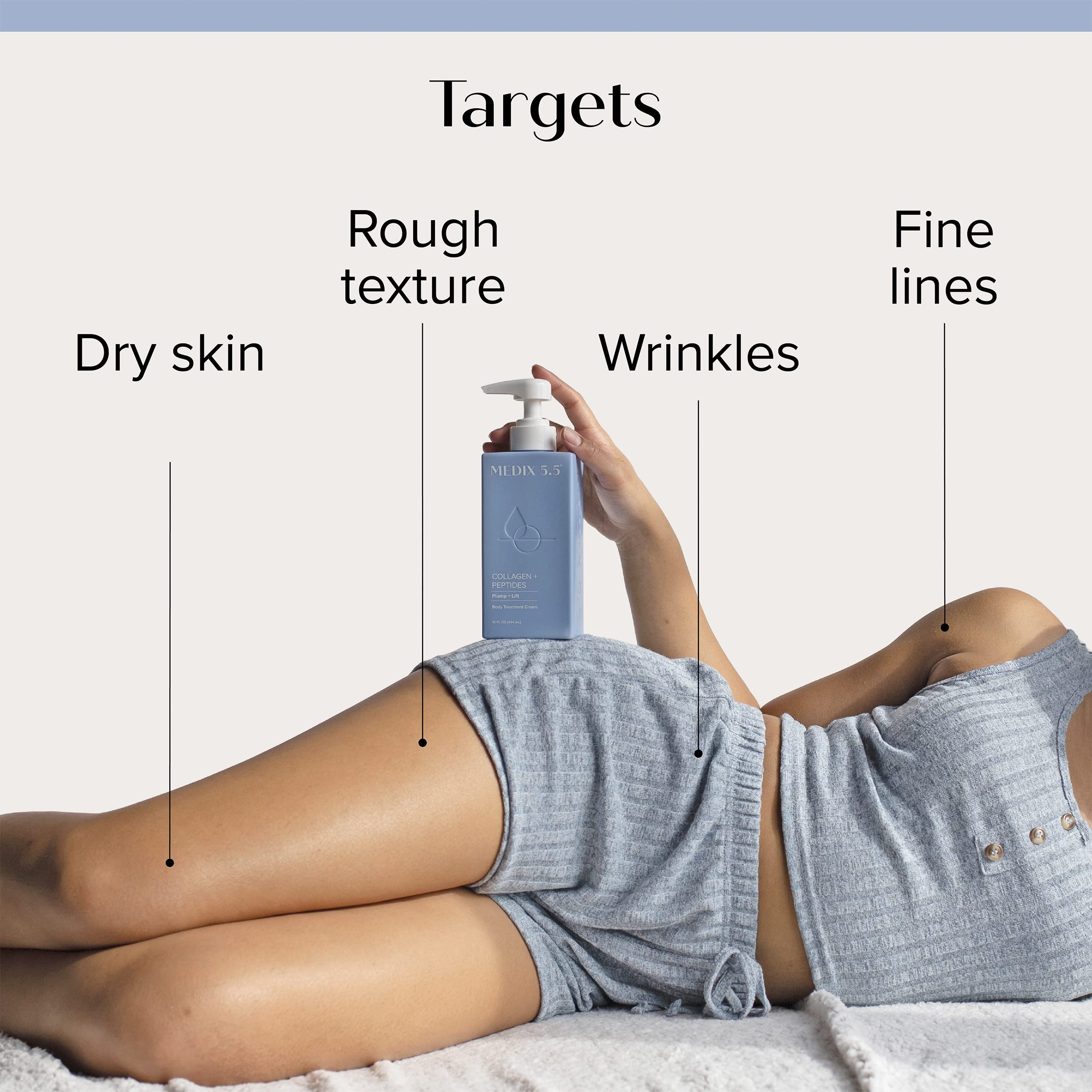 Medix 5.5 Body Lotion dispenser applying hydration