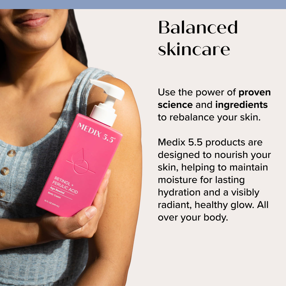 Medix 5.5 Creamy formula absorbs quickly for a non-greasy feel.