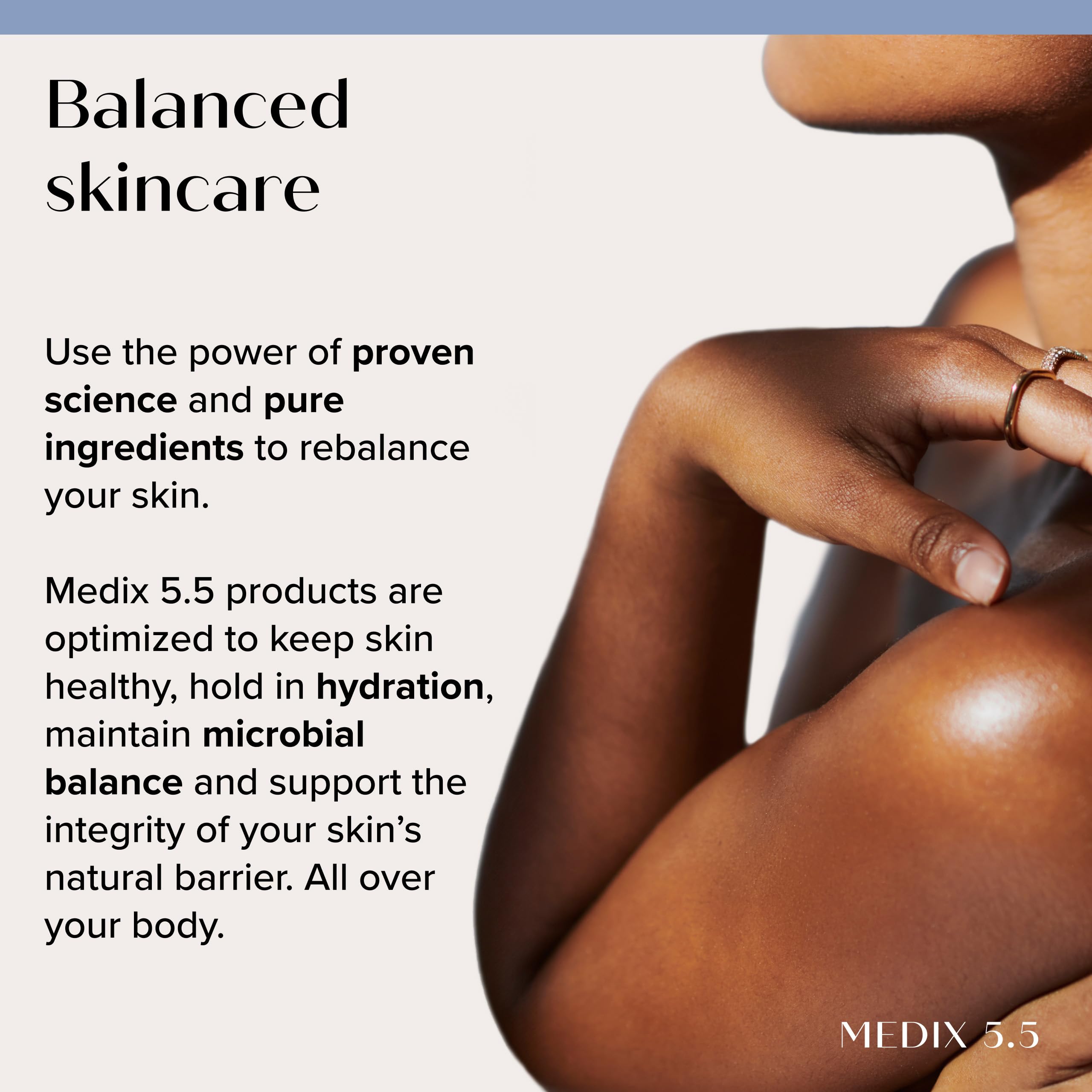Medix 5.5 fragrance-free retinol shea butter imagery indicating rich nourishment