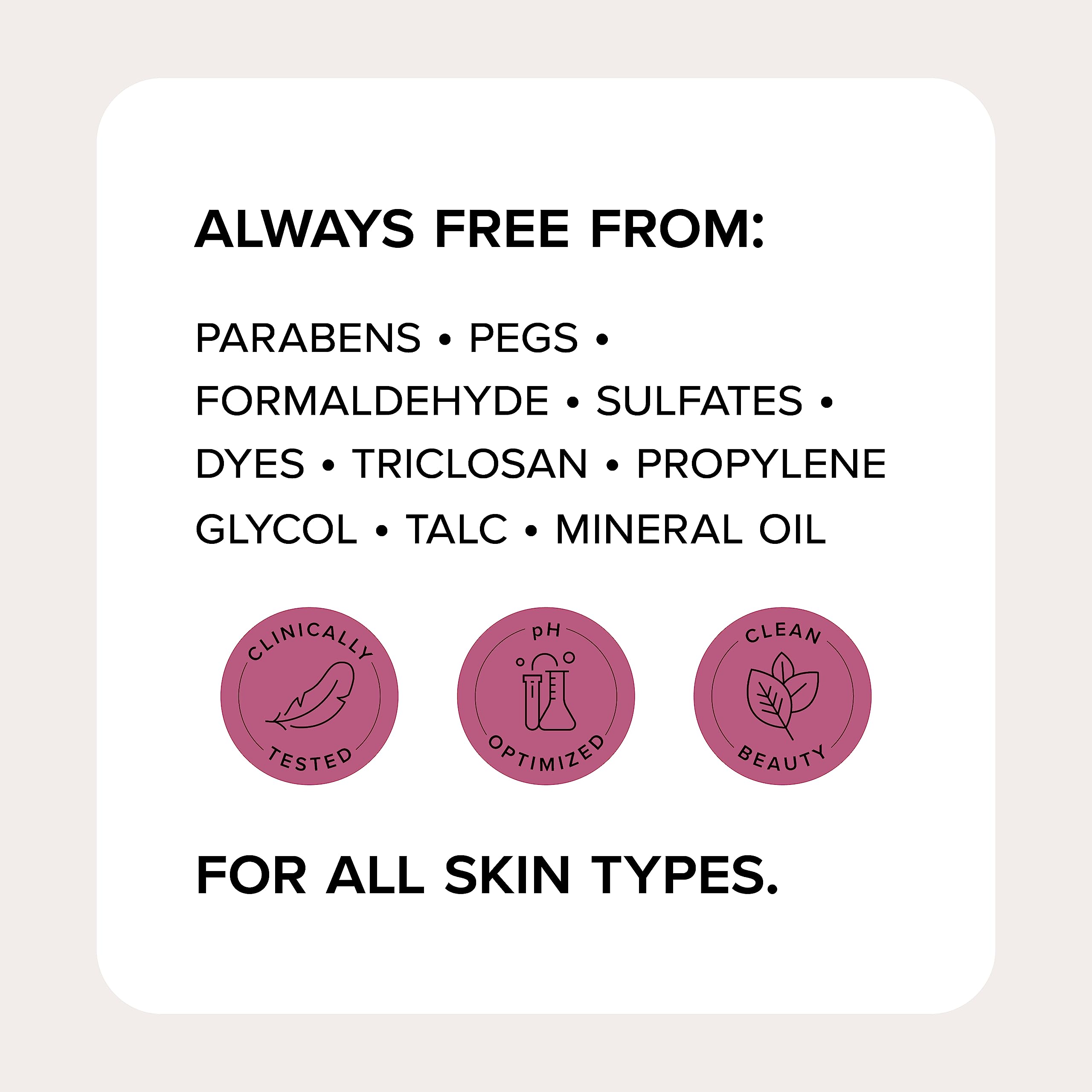 Medix 5.5 gluten-free paraben-free ingredients list for clean beauty