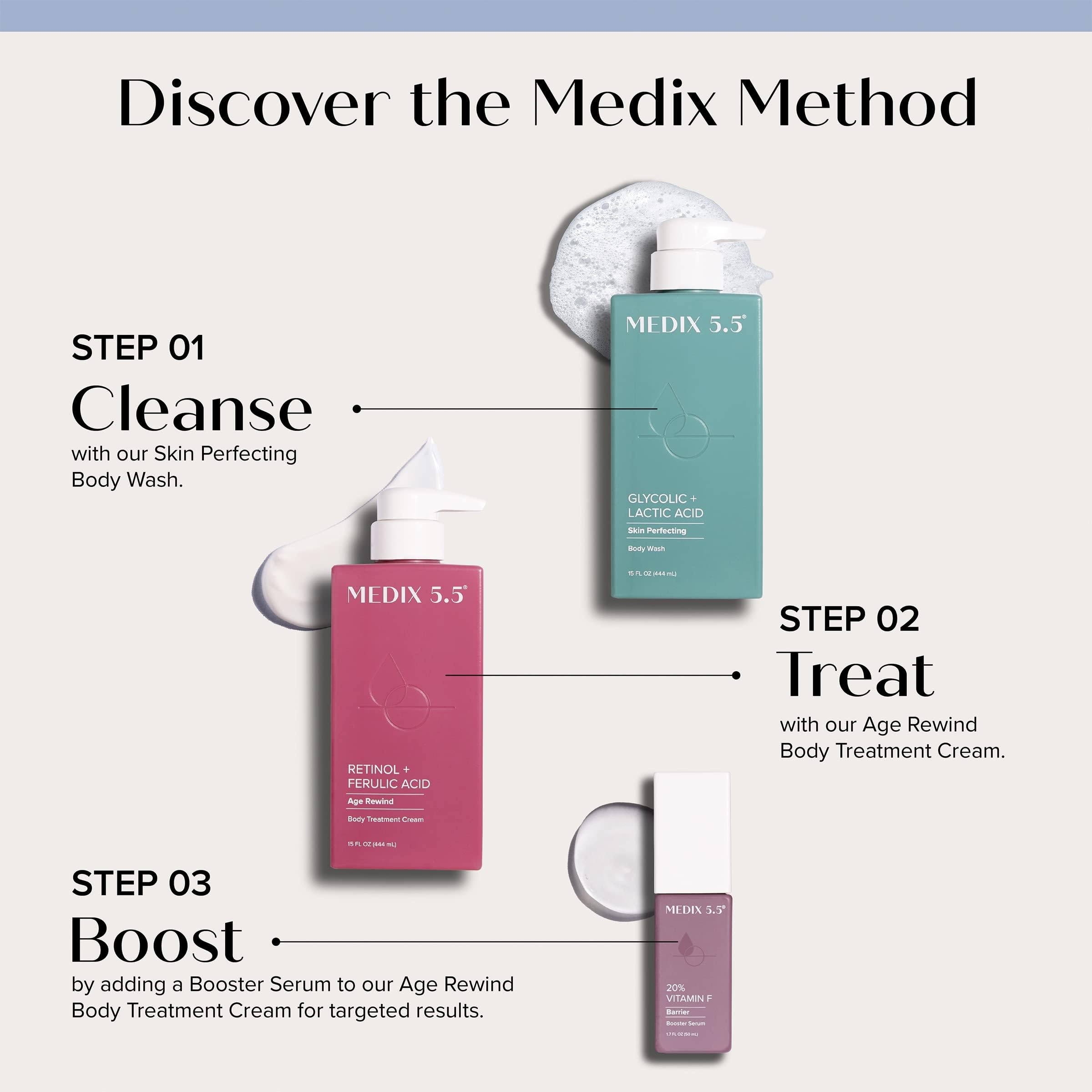 Medix 5.5 Silky skin result after massage
