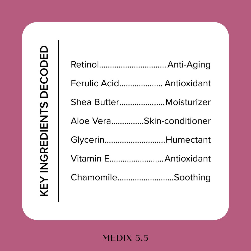 Medix 5.5 vitamin E green tea cream jar with antioxidant support.