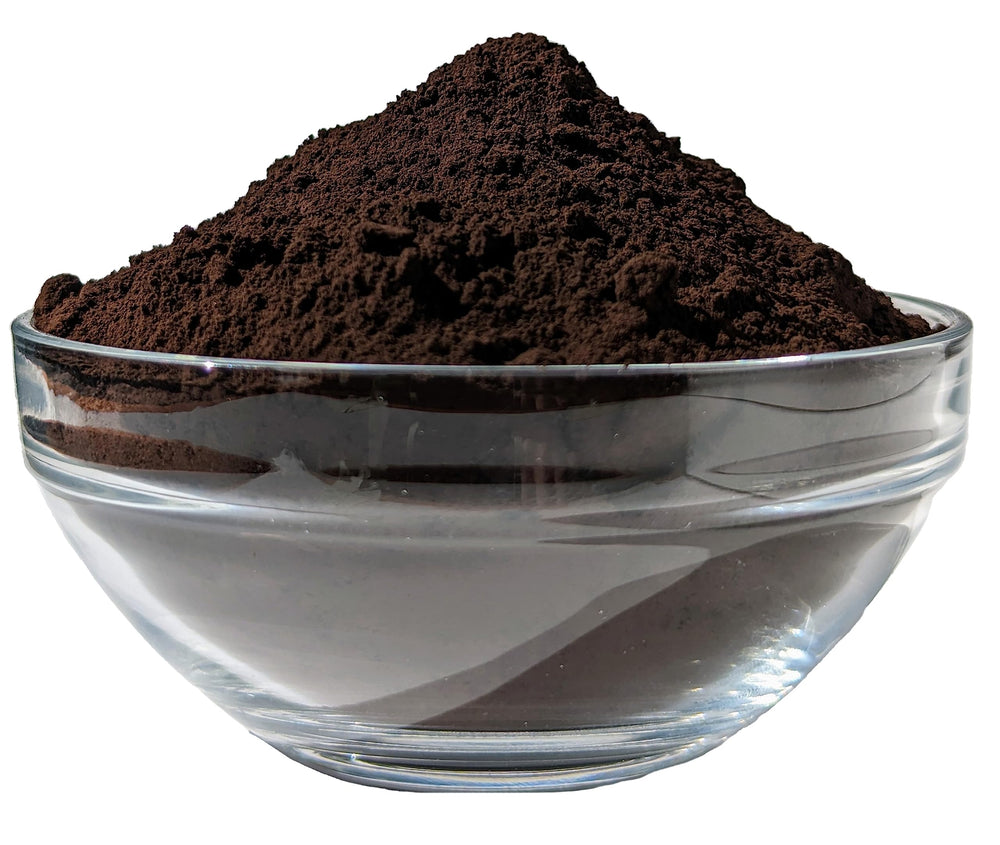Medley Hills Farm dark chocolate baking cocoa ideal for cakes and cookies.