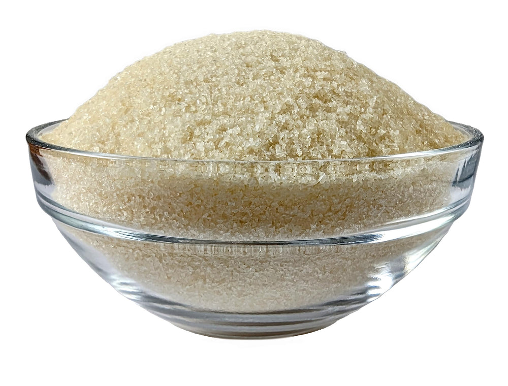 Medley Hills Farm gelatin used to enhance textures in desserts, salads, jams, and frozen desserts.