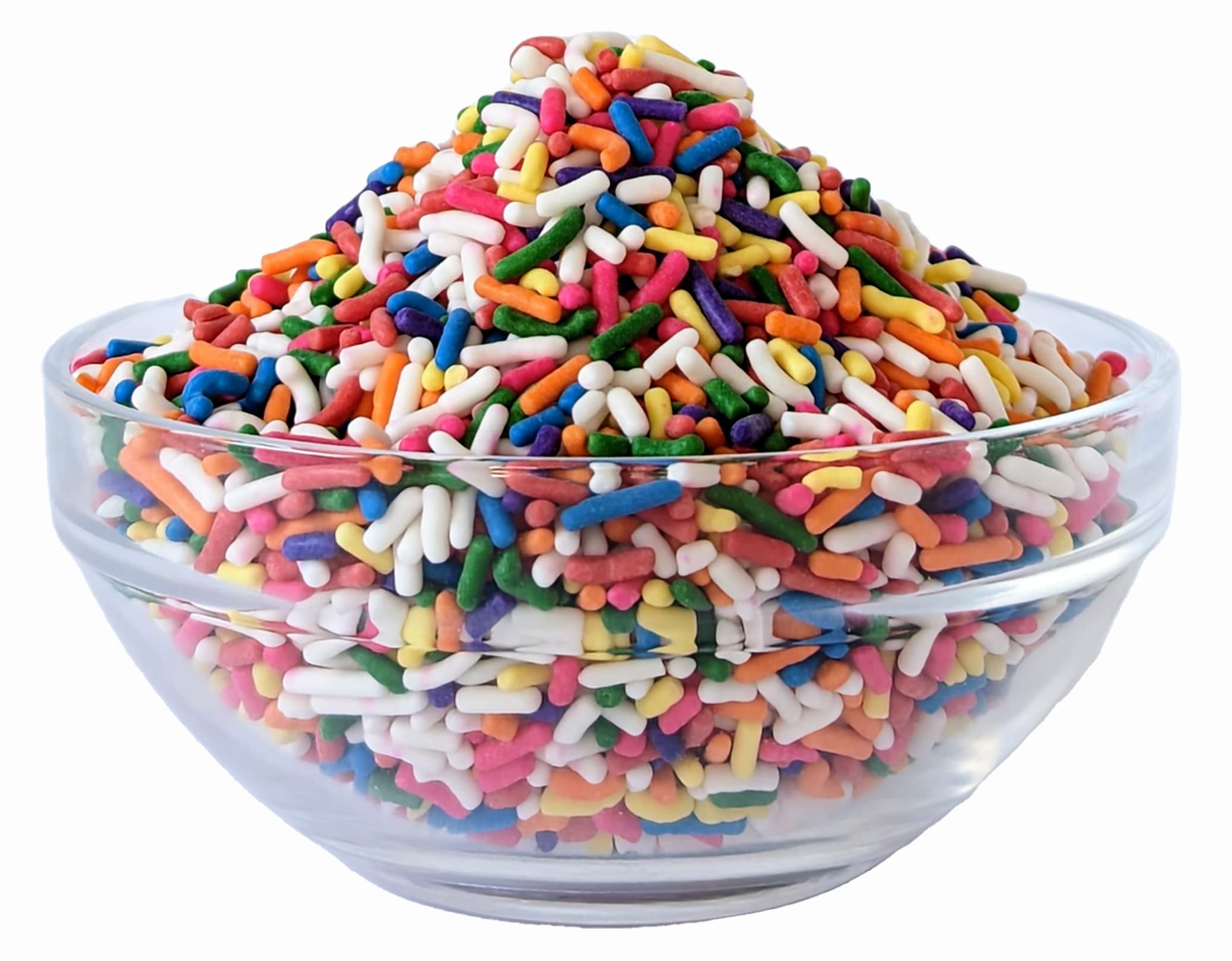 Medley Hills Farm rainbow sprinkles on cookies for eye-catching decoration
