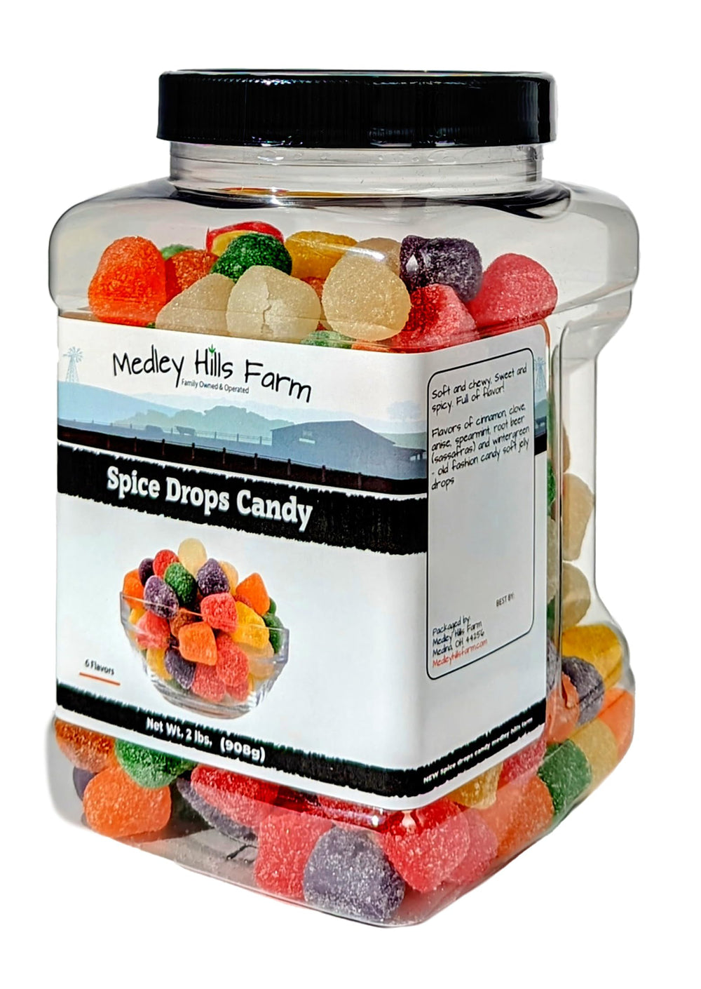 Medley Hills Farm Spice Drops sugar-coated texture close-up