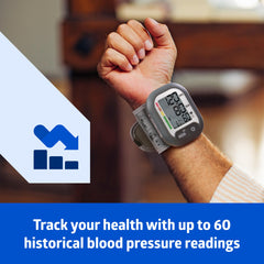 Medline large LCD display enables easy reading of systolic and diastolic values