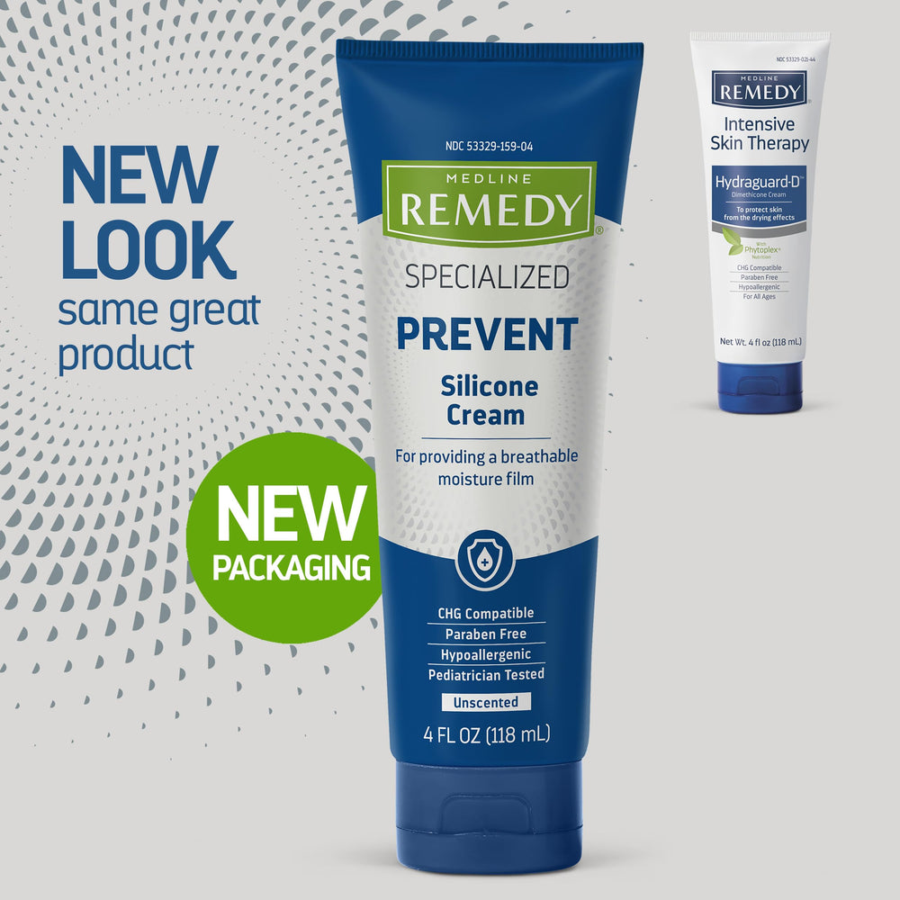 Medline Remedy breathable film protects skin while hydrating during daily activities.