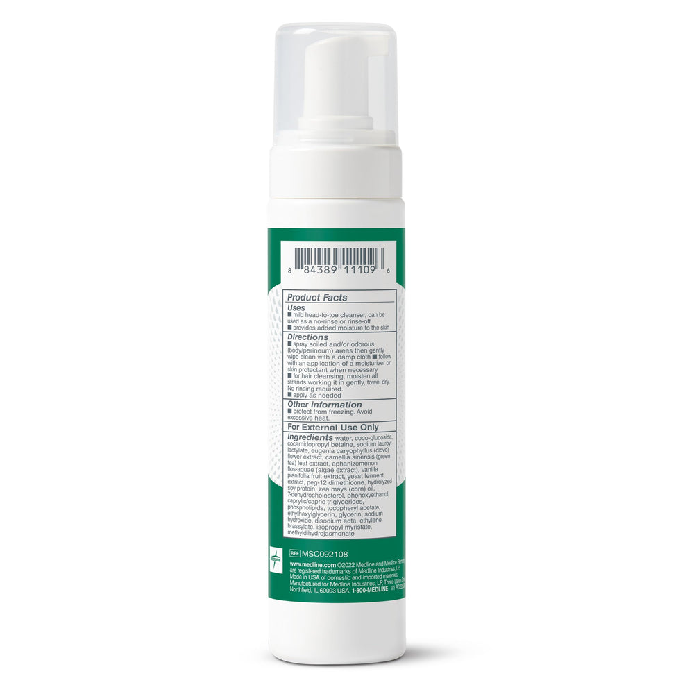 Clinically tested botanicals emphasis on safe, gentle cleaning in a clinical setting.
