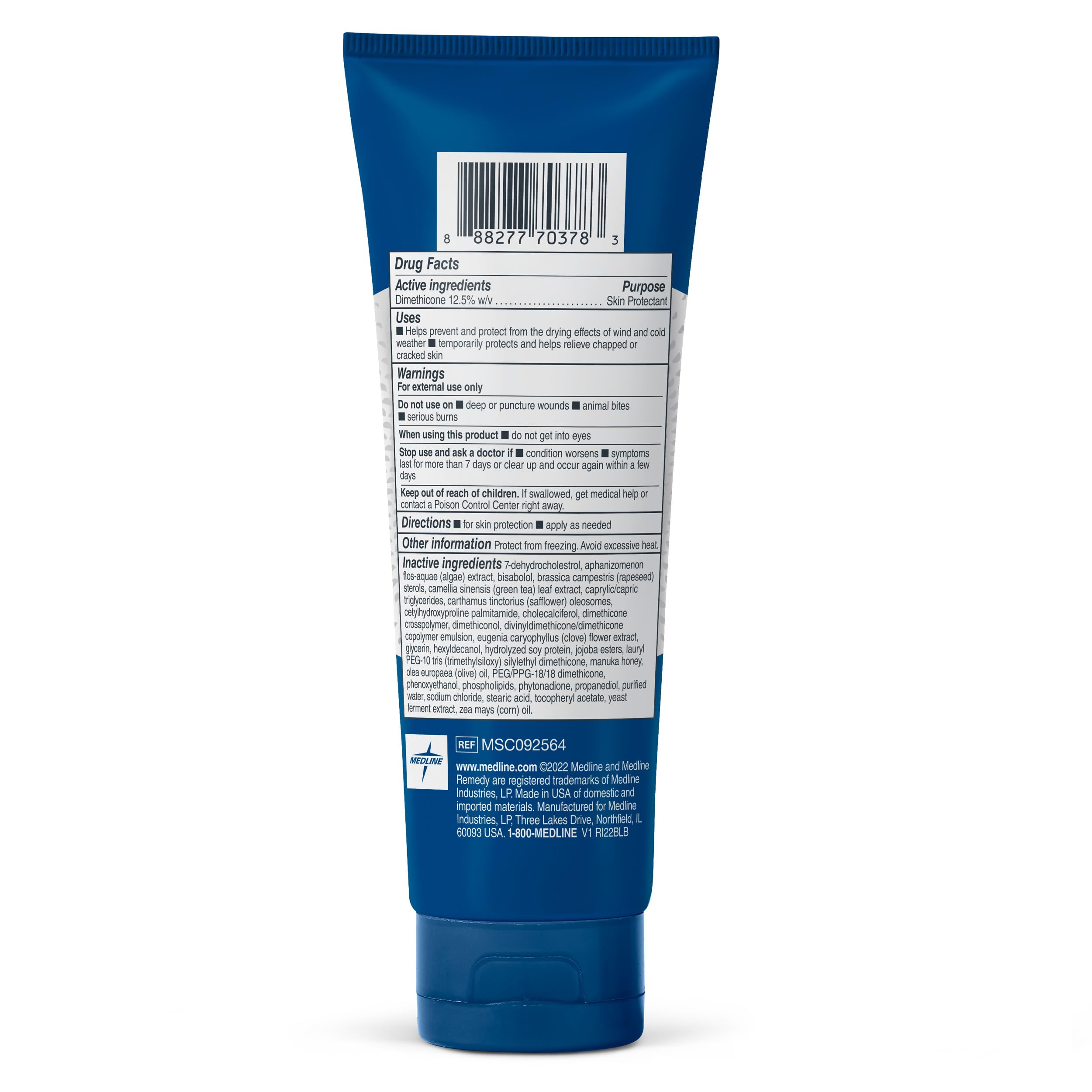 Medline Remedy hypoallergenic formula reduces irritation in routine skincare.
