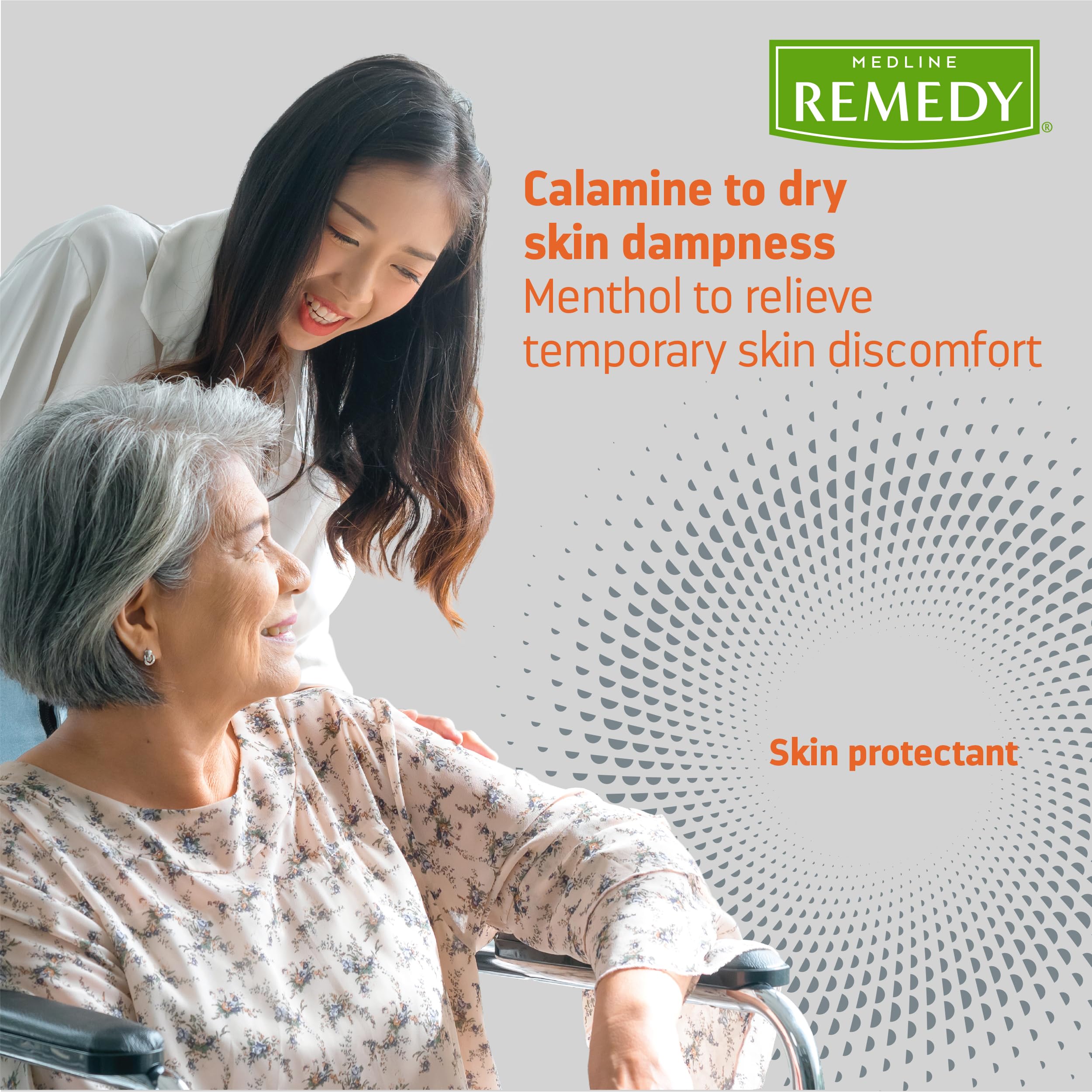 Medline Remedy Nutrient Complex skin-support close-up, nourishing protection for fragile skin.