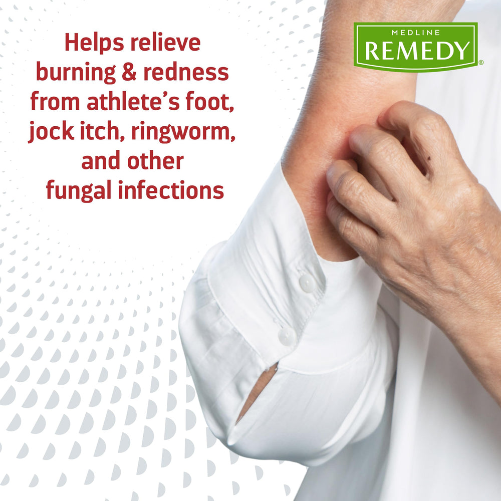 Medline Remedy unscented formula bottle illustrating fragrance-free skin care option.