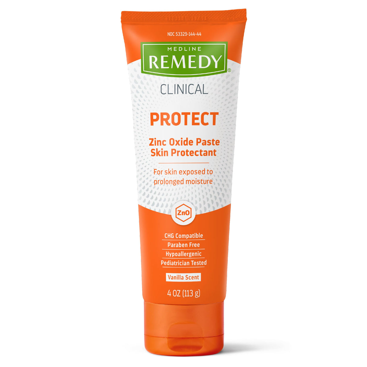 Medline Remedy Z-Guard Paste tube front for irritated skin protection.