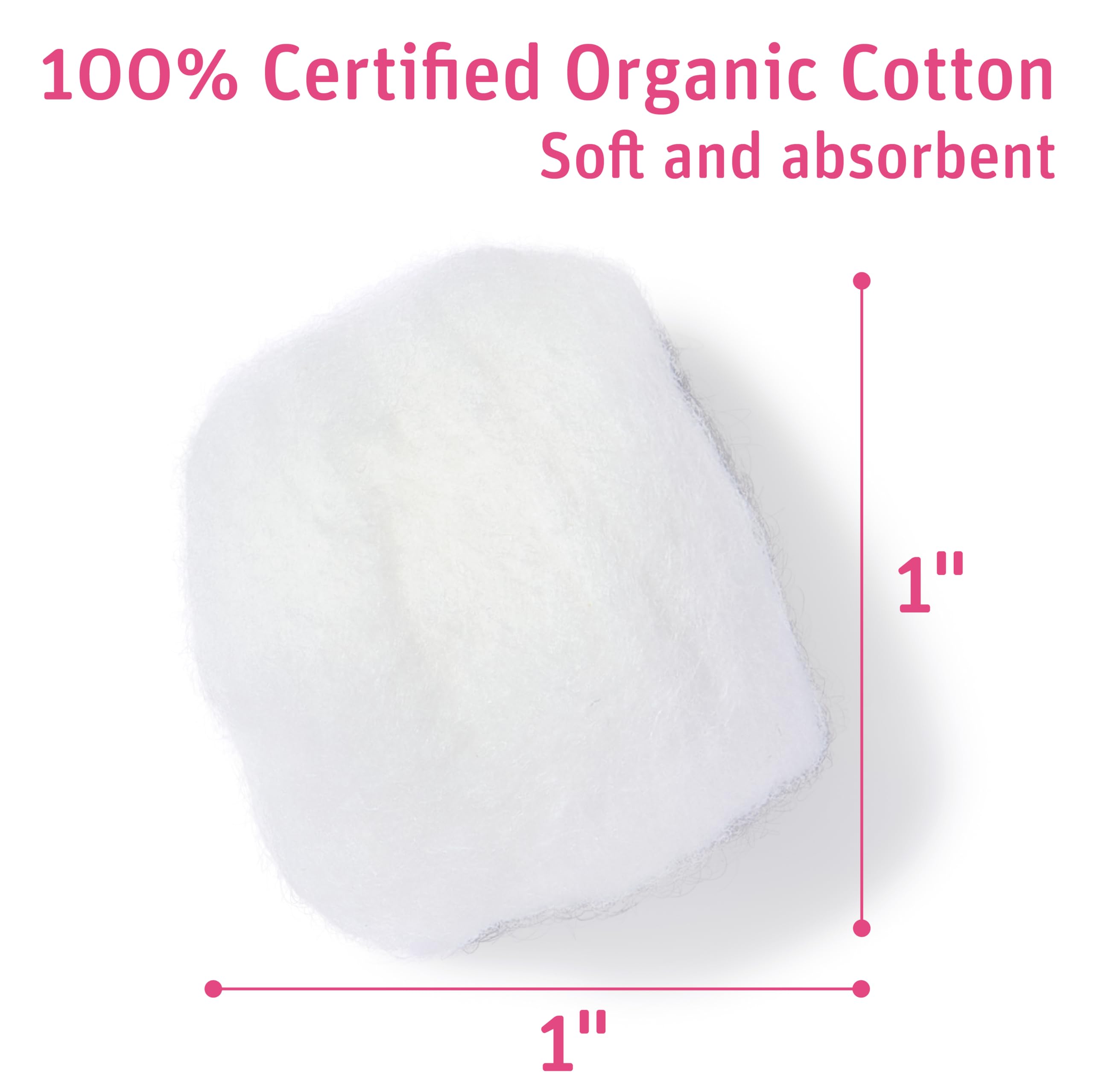 Medline Simply Soft 100% cotton for gentle, lint-free application.