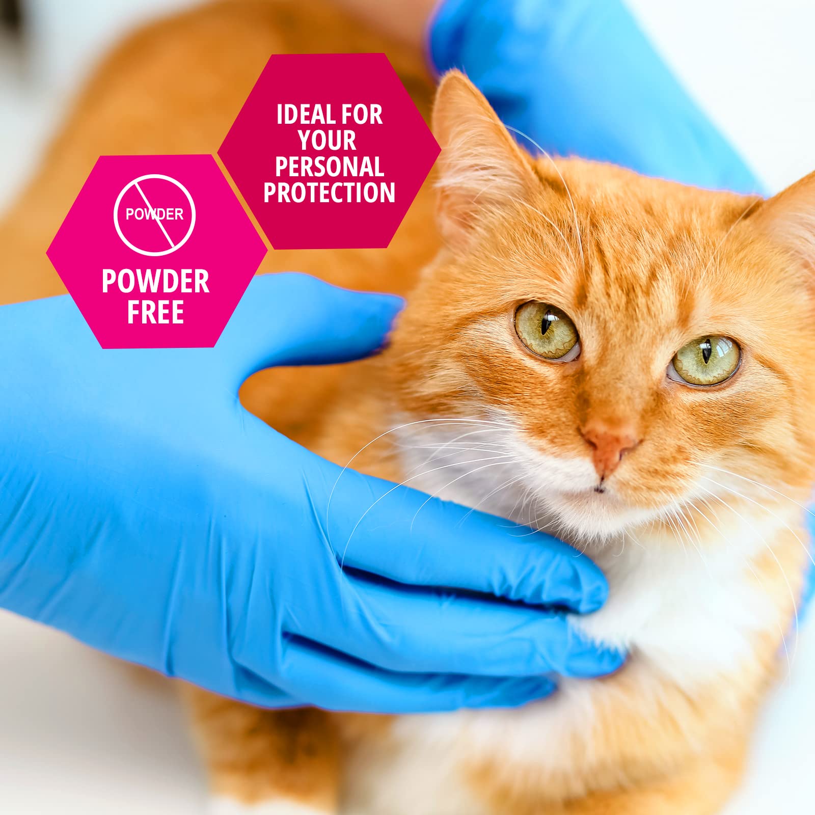 Medpride nitrile gloves latex-free; reduces allergy risk while providing reliable barrier protection.