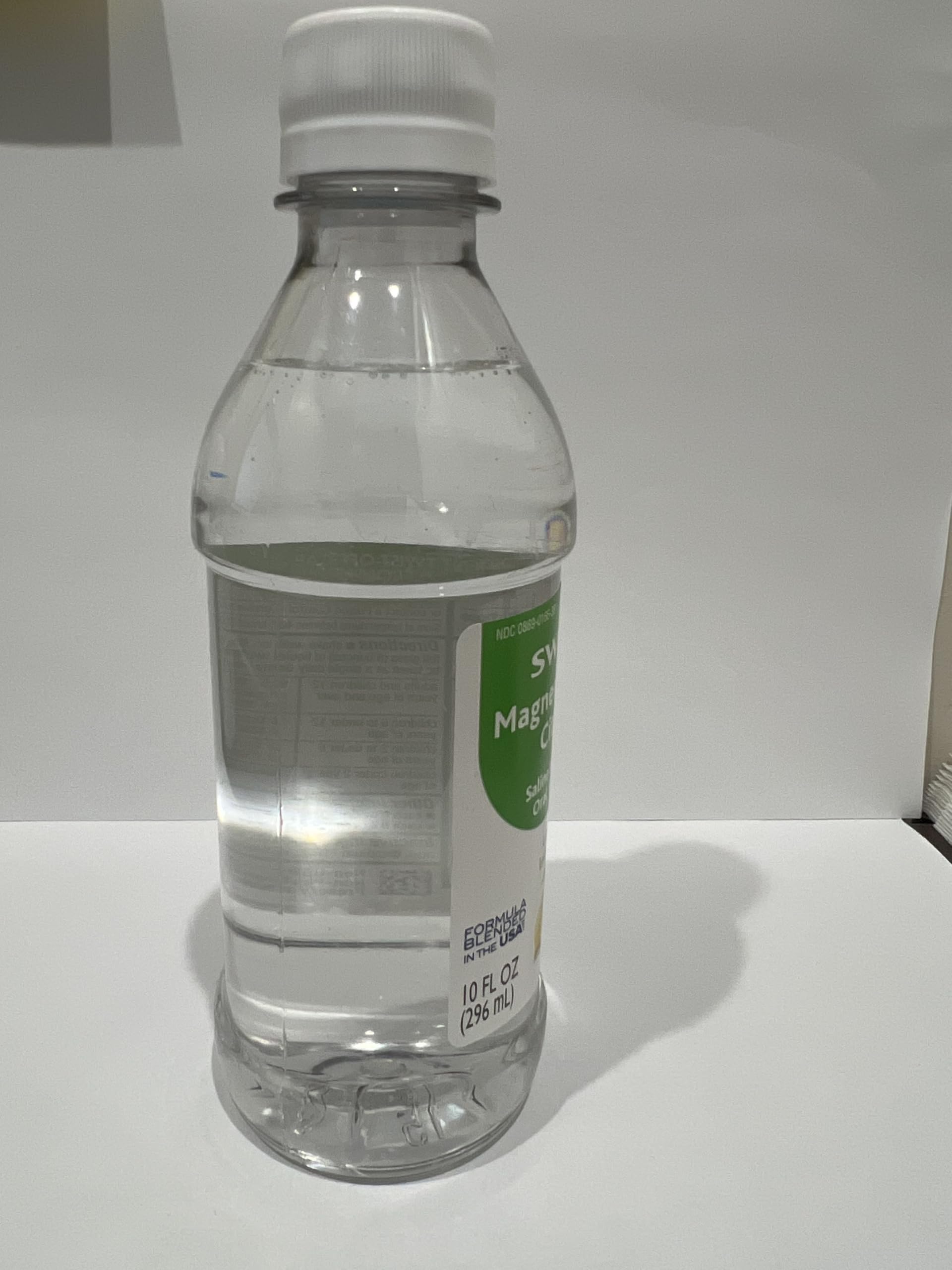 Close-up of the MedRite label with dosage directions for occasional relief.