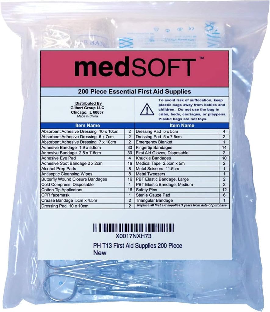 MedSoft bandages and dressings assortment for quick injuries care