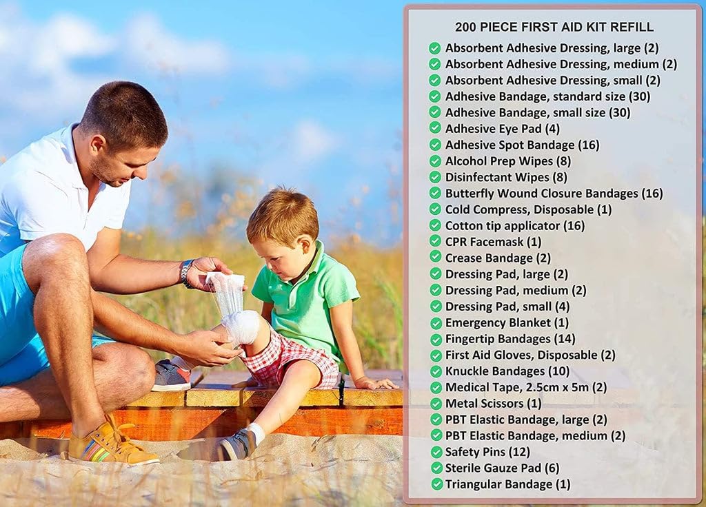 MedSoft emergency blanket and wipes suitable for car or home safety