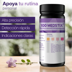 MedStix 100-count tube stores strips dry for dependable daily use