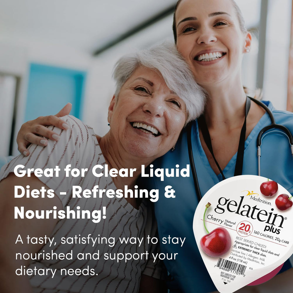 Medtrition Gelatein Plus Cherry dieting use demonstrates compatibility with restricted diets.