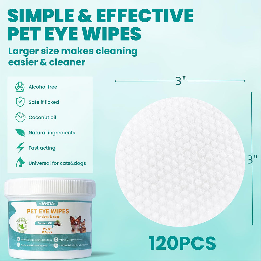 MEDUWEDU Eyes Wipes honeysuckle-aloe soothing skin around eyes