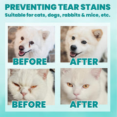 MEDUWEDU Eyes Wipes natural-formula for safe, gentle cleaning of pet eyes