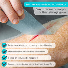 MedVance silicone tape waterproof breathable 2in keeps dressings dry while air circulates.