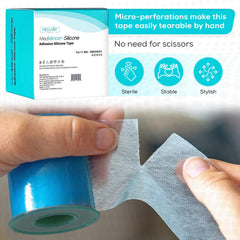MedVance silicone tape waterproof breathable protects wounds while allowing air circulation.