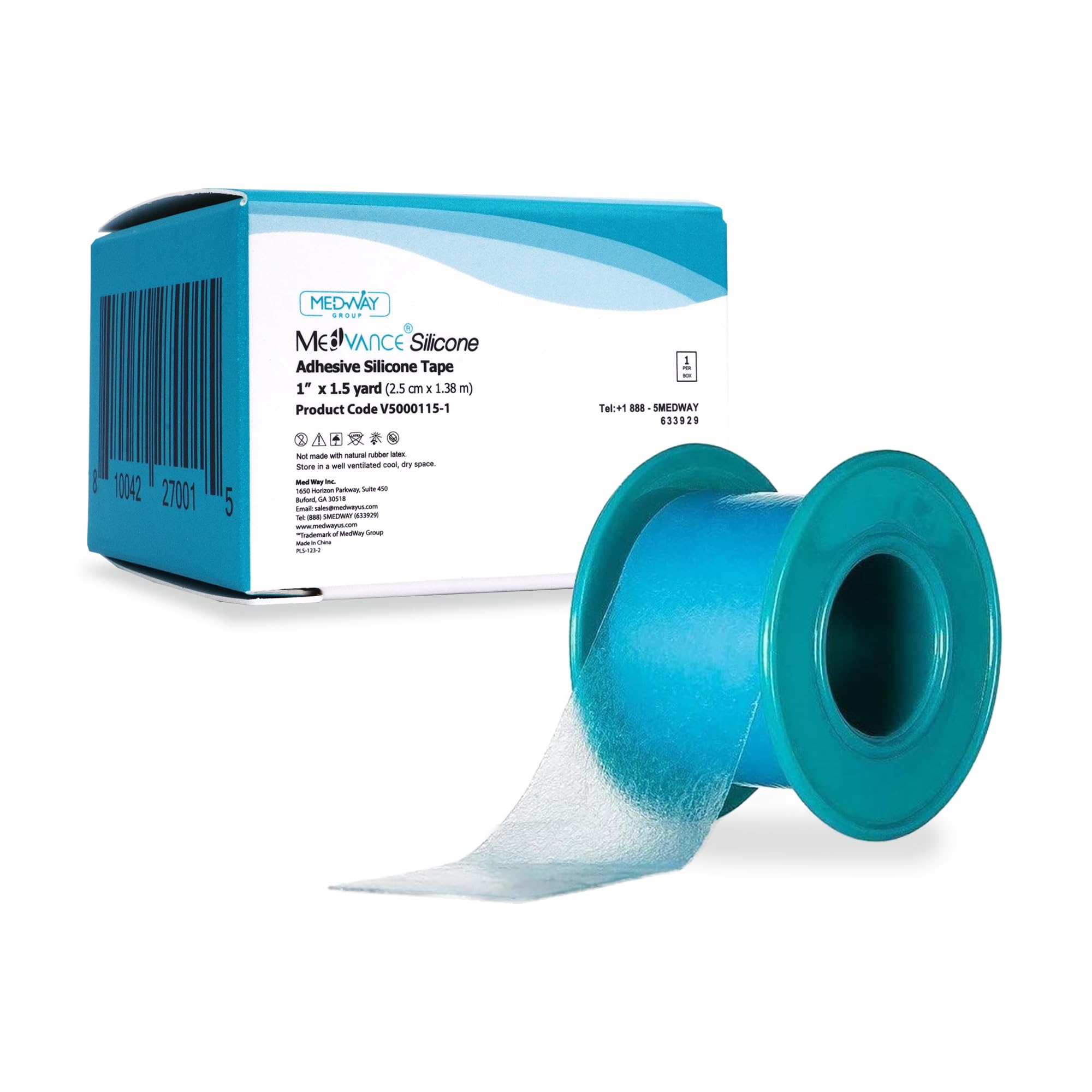 MedVance soft silicone tape with perforated cut size for gentle skin adhesion