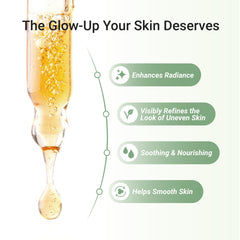 Meebak Vitamin C Serum centella asiatica ingredient highlights soothing, balanced complexion