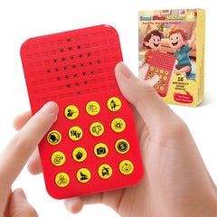 Meemazi Sound Effects Machine front view for instant party laughs and easy handling.
