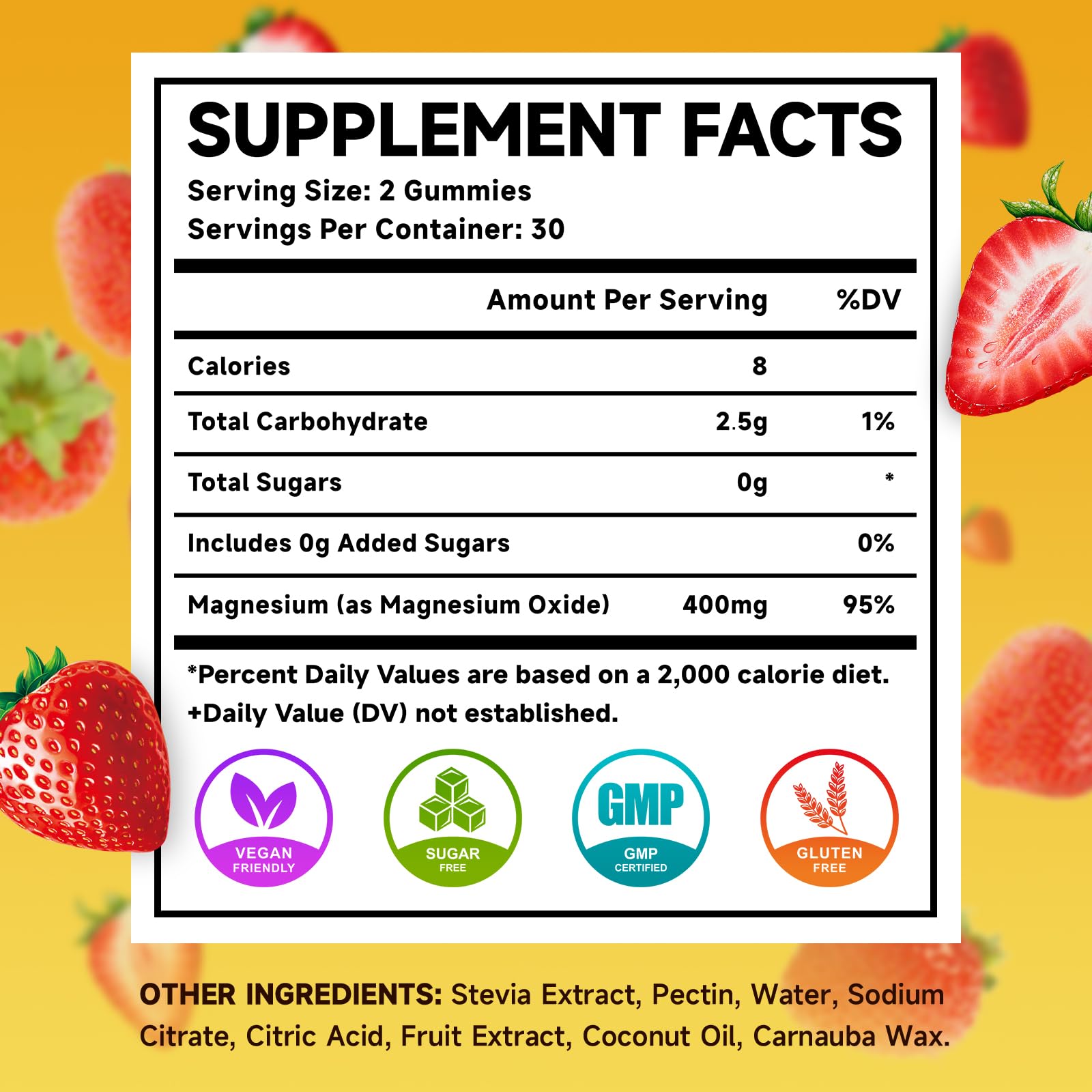 Close-up of MEENCCD strawberry-flavor gummies, a tasty daily supplement.