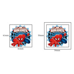 Meet Holiday Spider-Man tattoo sheet, waterproof and kid-friendly party decoration.