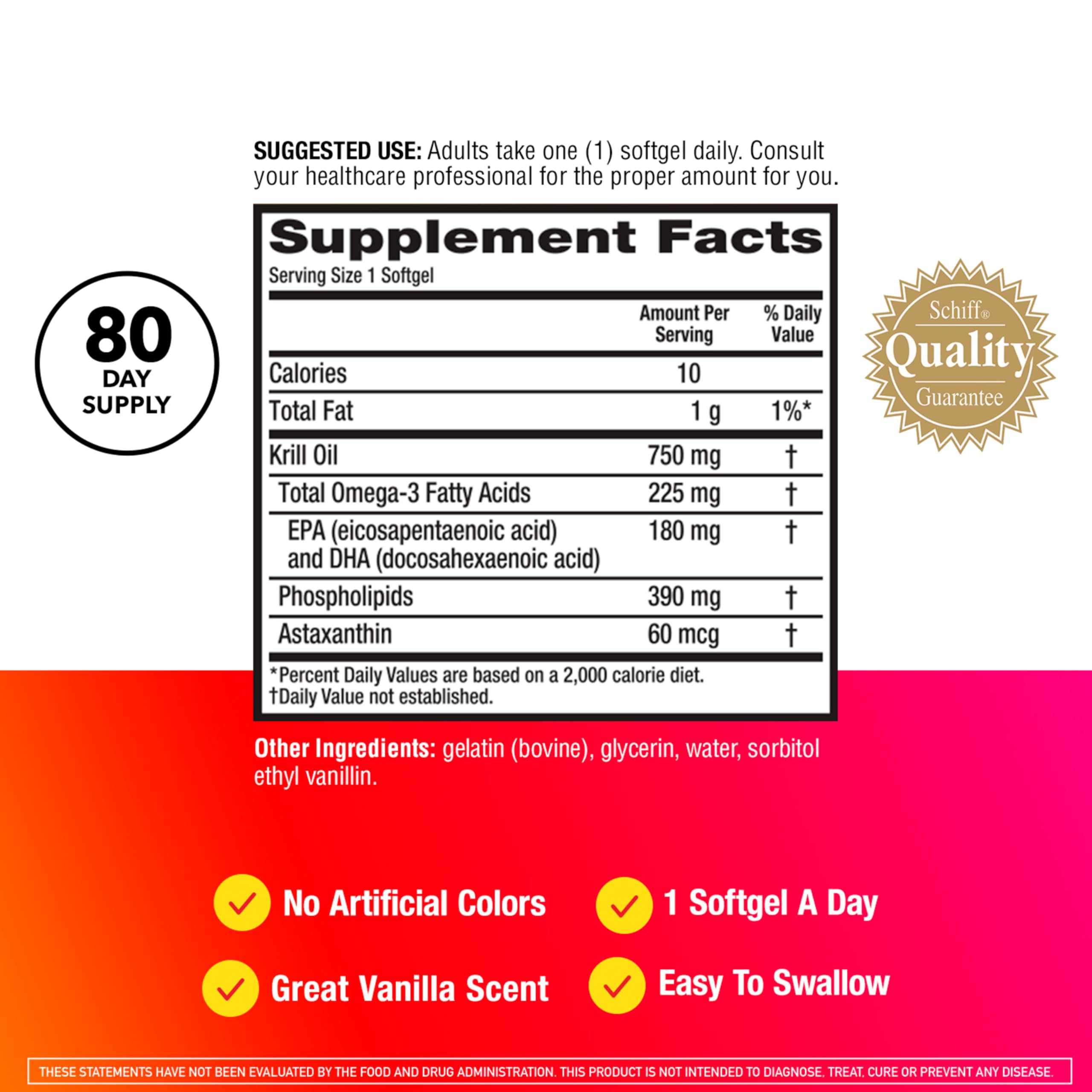 MegaRed heart-health boost visual with softgel and heart symbol.