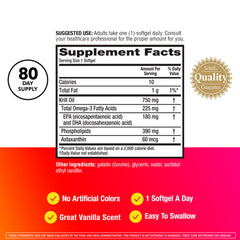MegaRed heart-health boost visual with softgel and heart symbol.