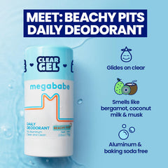 Megababe Beachy Pits aluminum-free deodorant for everyday use