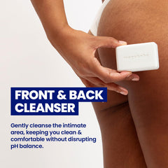 Megababe Bidet Bar back-cleanse demonstrates versatile external cleansing for confidence.