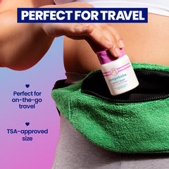 Megababe Body Dust mini travel size ready for gym bag touch-ups.