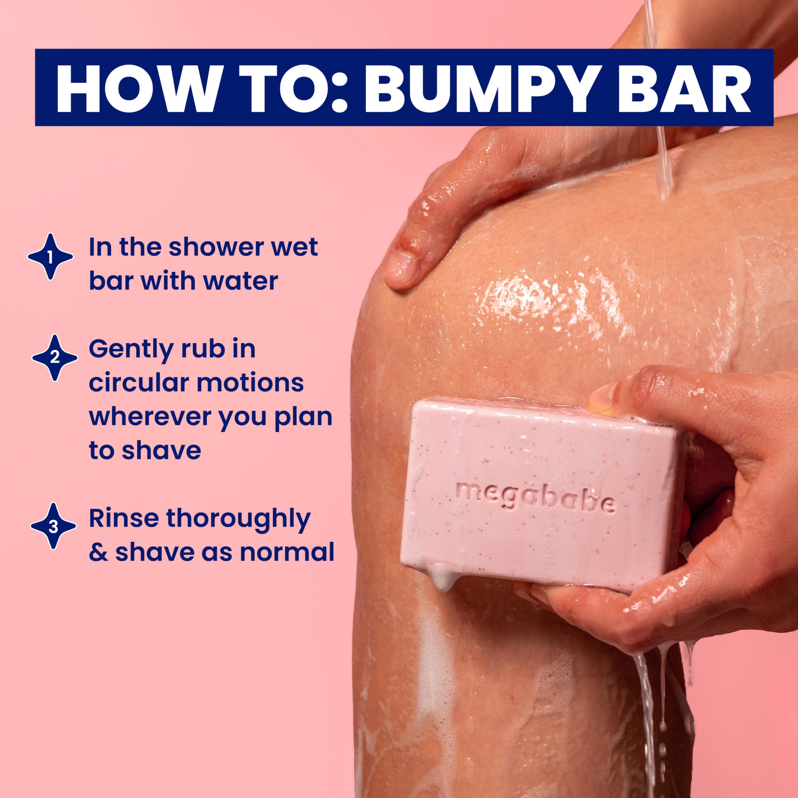 Megababe Bumpy Bar ceramides boost hydration and protection