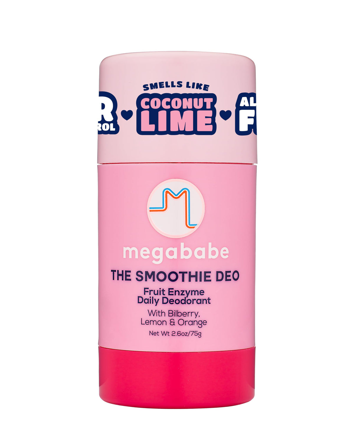 Megababe Daily Deodorant in packaging, aluminum-free and all-natural.