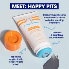Megababe Happy Pits charcoal detox draws out impurities
