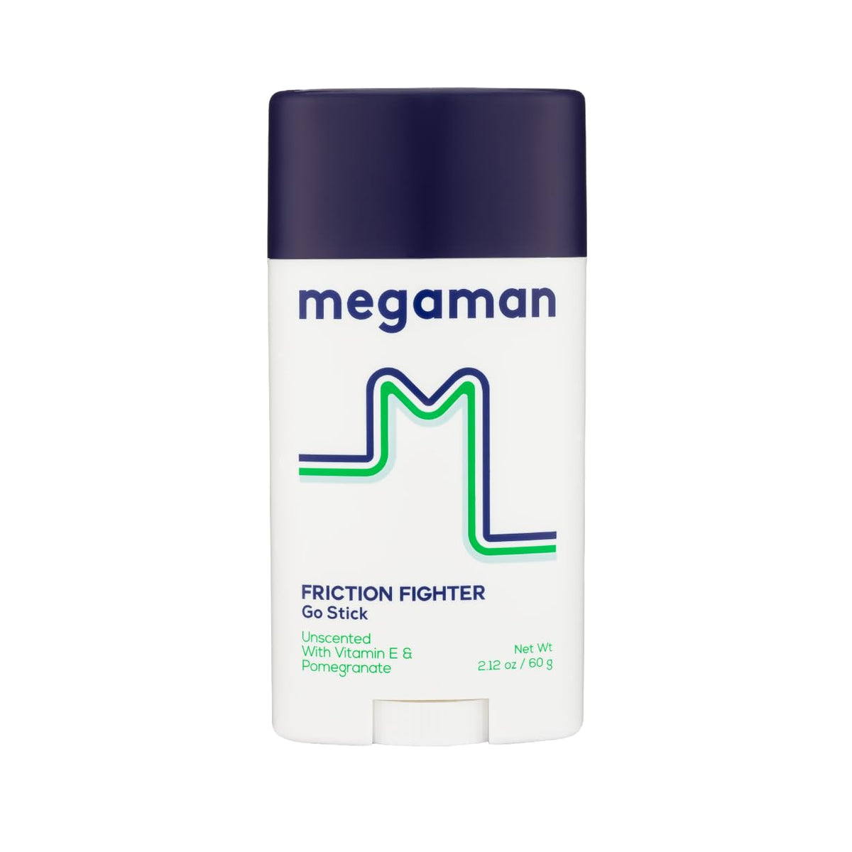Megababe Megaman Friction Fighter Go stick glides on skin to reduce chafing.