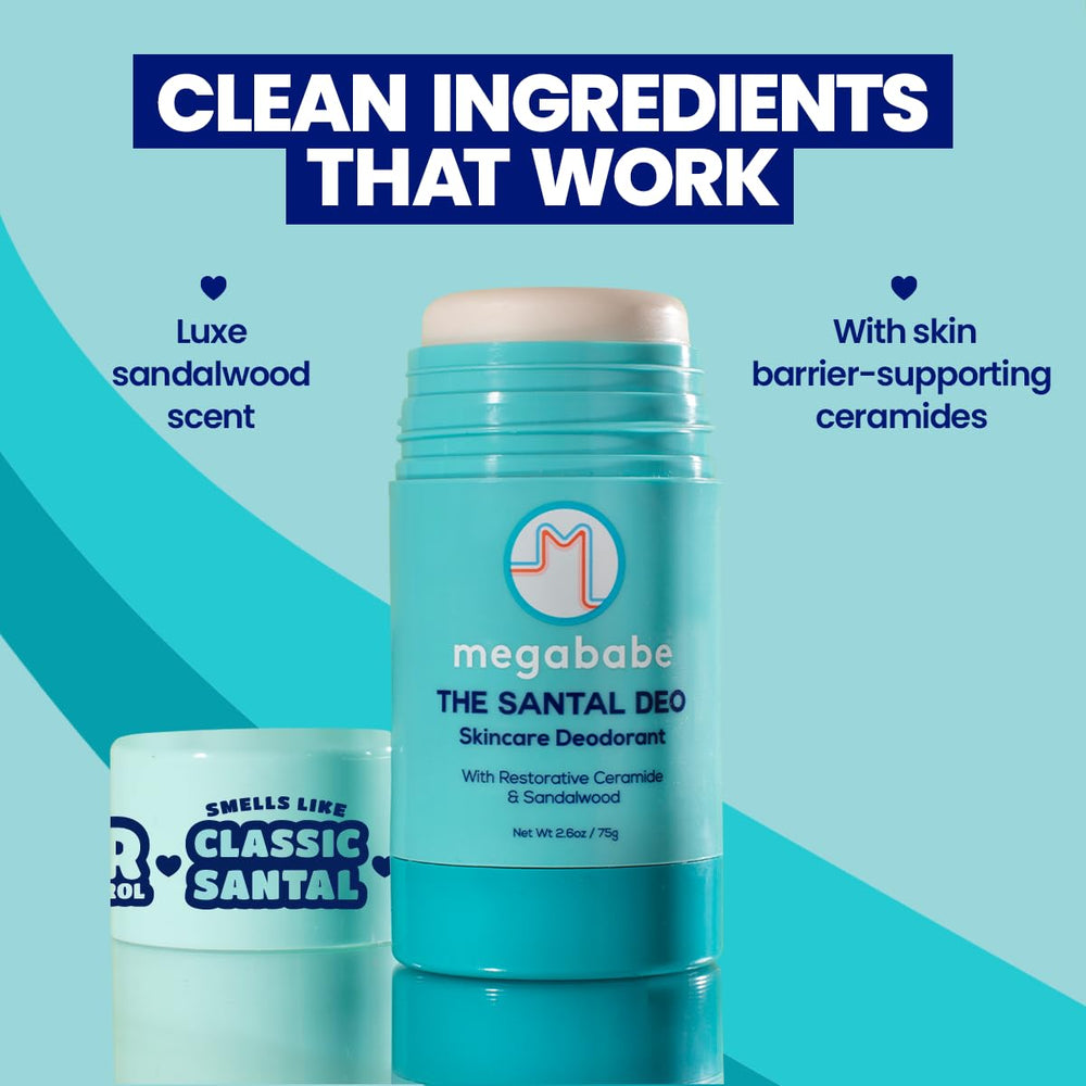 Megababe Santal Deo ceramides skin-barrier care detail