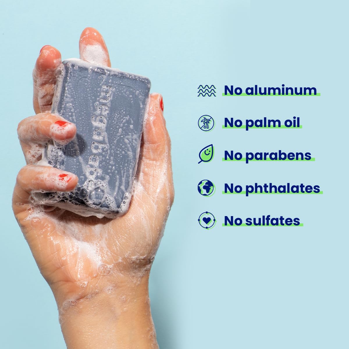 Glycolic acid gently exfoliates for smoother, brighter pits.