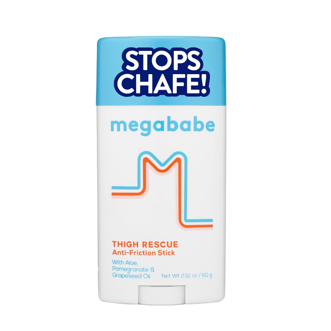 Megababe Thigh Rescue stick — twist to apply for friction-free protection.