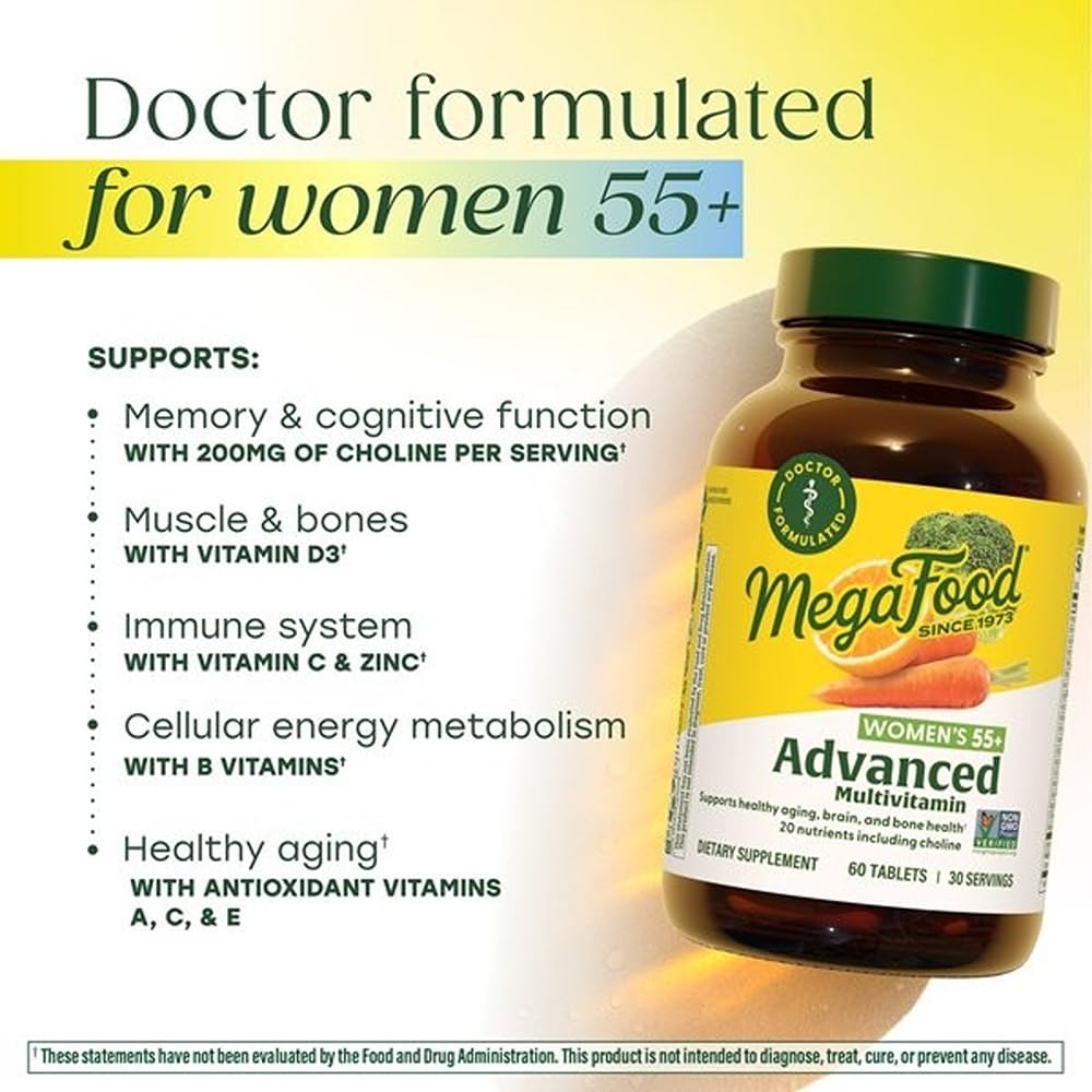 Closeup of MegaFood tablets illustrating easy-to-swallow, daily use.
