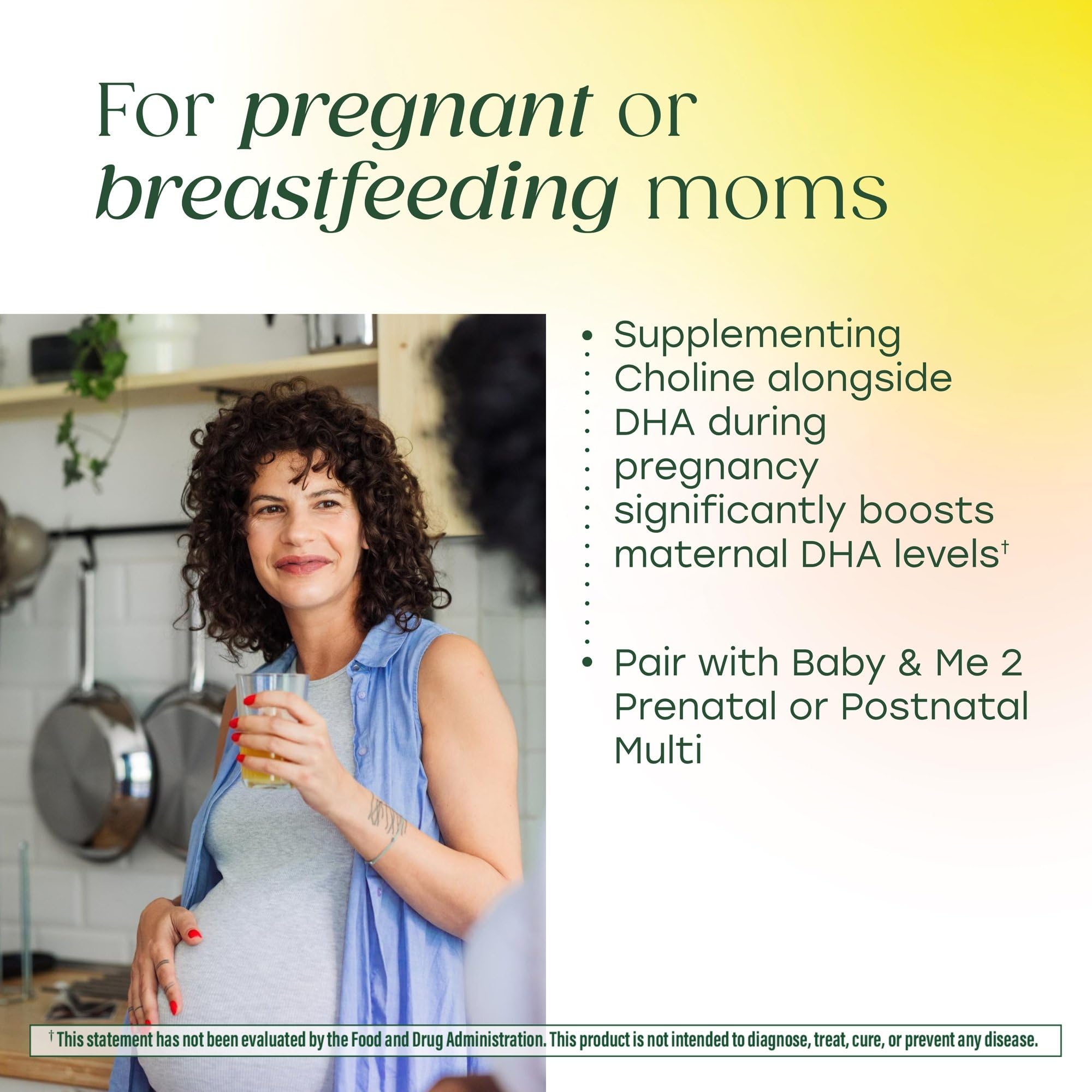 MegaFood Baby & Me 2 bottle features Citrus Scent Pak for fresh aroma.