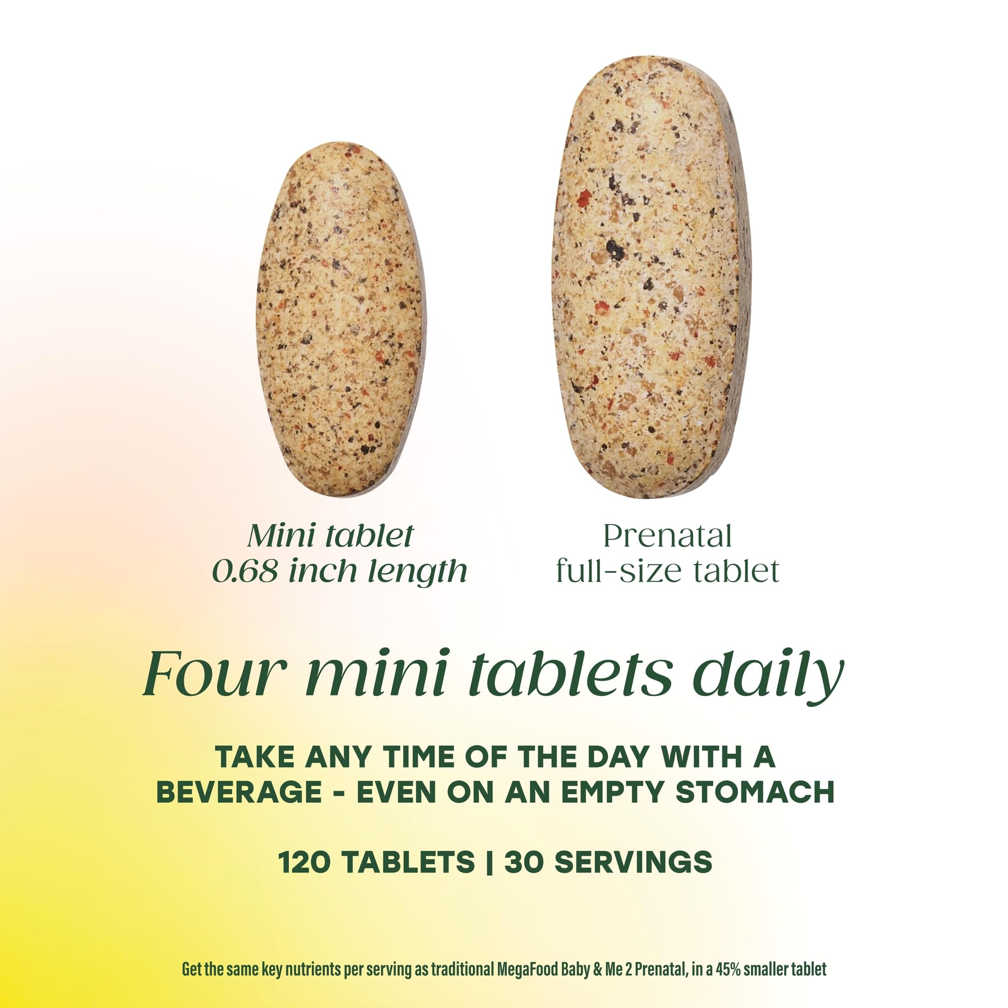 Packaging with gluten-free and vegetarian indicators for prenatal nutrition
