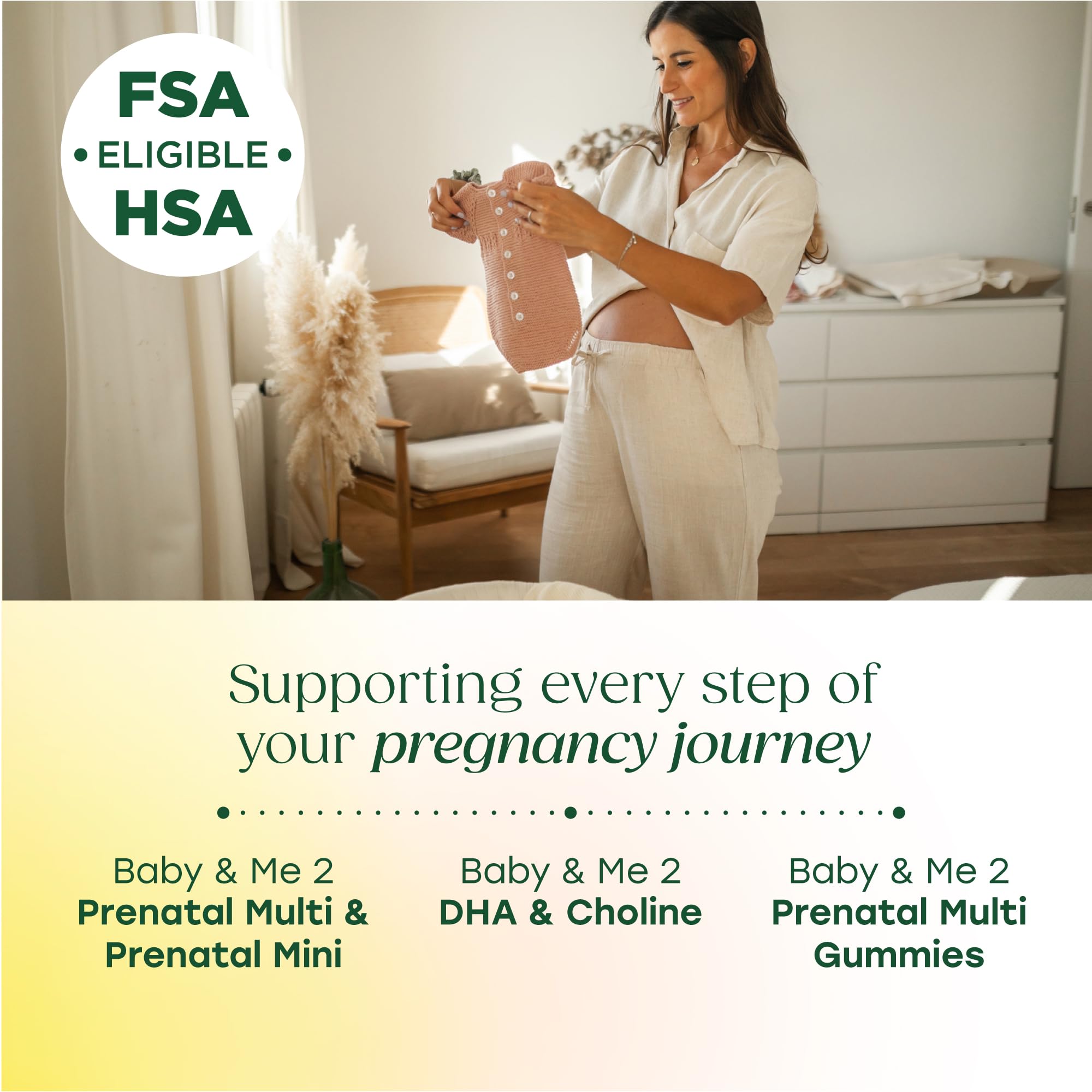 Real-food imagery for MegaFood Baby & Me 2 prenatal vitamins