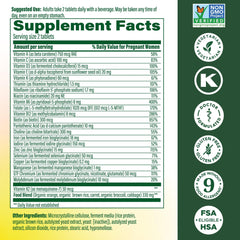 MegaFood Baby & Me 2 capsule closeup highlighting convenient daily supplement